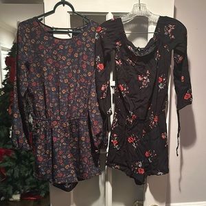 Size small one pice halter with shorts